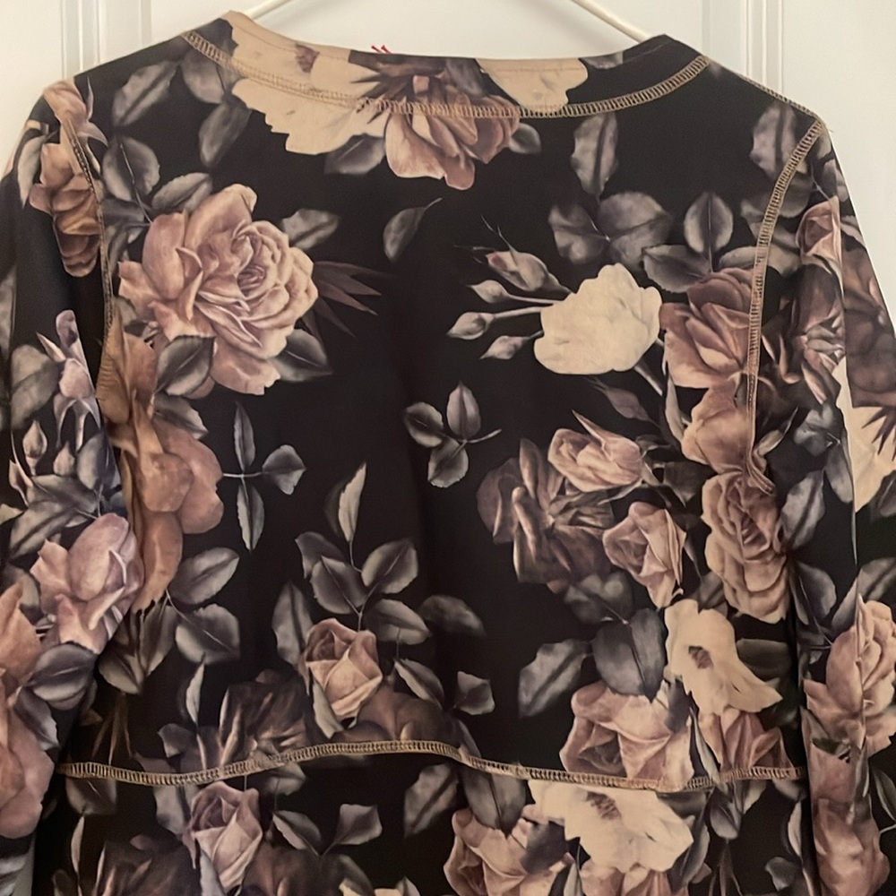 Anthropologie Solitaire Faux Suede Black, Gray, Mauve Open Duster Jacket XS NWT - Picture 5 of 15